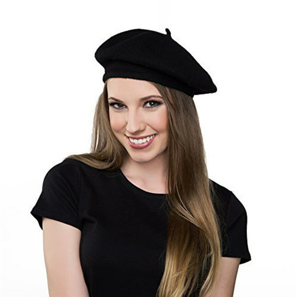 Ladies Beret Princess Cap Wool Outdoor Painter Hat Winter Warm Fashion Hats